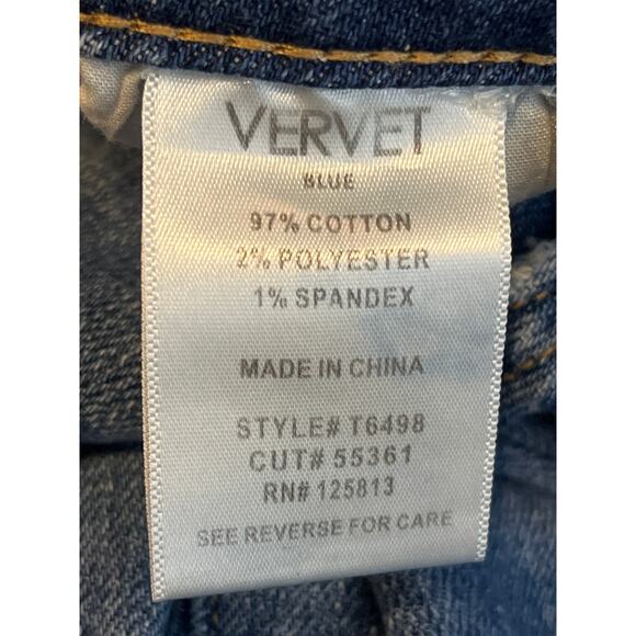 Vervet Barrel Jeans Size 29 Medium Blue Wash - Picture 6 of 9